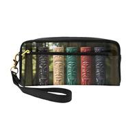OIBNKCN Mysterious abstract pen holder Versatile Travel Makeup Bag - Double-Sided Print, Ultra-Soft PU Leather Cosmetic Organizer for Women, Mothers Day Gifts & Teacher Appreciation