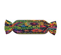 OIBNKCN Mysterious and Abstract Cactus Cylindrical Pillow-Premium Bed Pillows, Side Sleeper Neck Support, Decorative Candy Design, Soft and Durable