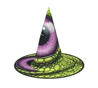 OIBNKCN Mysterious Evil Eye Halloween Hat Witch Hat â€“ Perfect for Women, Men,Witches Hat Decor for Hanging, and Party Use