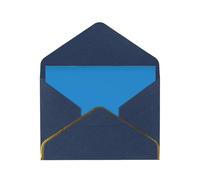 OIBNKCN Natural blue colorUnique Elegant Greeting Cards-Blank Inside, All Occasion Card Assortment,Includes Envelopes and Gold Stickers.