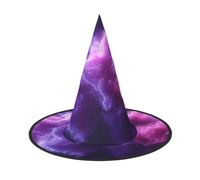 OIBNKCN Purple Milky Way. Halloween Hat Witch Hat â€“ Perfect for Women, Men,Witches Hat Decor for Hanging, and Party Use