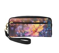 OIBNKCN Radiant and stunning flowers Versatile Travel Makeup Bag - Double-Sided Print, Ultra-Soft PU Leather Cosmetic Organizer for Women, Mothers Day Gifts & Teacher Appreciation