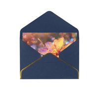 OIBNKCN Radiant and stunning flowersUnique Elegant Greeting Cards-Blank Inside, All Occasion Card Assortment,Includes Envelopes and Gold Stickers.