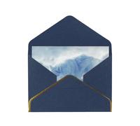 OIBNKCN sacred snow wolfUnique Elegant Greeting Cards-Blank Inside, All Occasion Card Assortment,Includes Envelopes and Gold Stickers.
