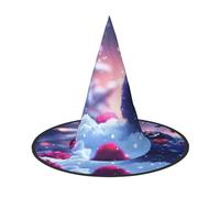 OIBNKCN Snow Peacock Halloween Hat Witch Hat â€“ Perfect for Women, Men,Witches Hat Decor for Hanging, and Party Use