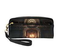 OIBNKCN The ancient magic furnace Versatile Travel Makeup Bag - Double-Sided Print, Ultra-Soft PU Leather Cosmetic Organizer for Women, Mothers Day Gifts & Teacher Appreciation