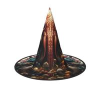 OIBNKCN The Ancient Octopus Halloween Hat Witch Hat â€“ Perfect for Women, Men,Witches Hat Decor for Hanging, and Party Use