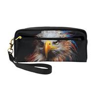 OIBNKCN The awe inspiring eagle Versatile Travel Makeup Bag - Double-Sided Print, Ultra-Soft PU Leather Cosmetic Organizer for Women, Mothers Day Gifts & Teacher Appreciation