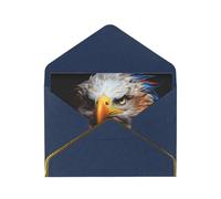 OIBNKCN The awe inspiring eagleUnique Elegant Greeting Cards-Blank Inside, All Occasion Card Assortment,Includes Envelopes and Gold Stickers.
