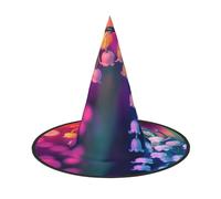 OIBNKCN The lantern pitcher flower Halloween Hat Witch Hat - Perfect for Women, Men,Witches Hat Decor for Hanging, and Party Use