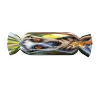 OIBNKCN The Lemur Eating Bread Cylindrical Pillow-Premium Bed Pillows, Side Sleeper Neck Support, Decorative Candy Design, Soft and Durable