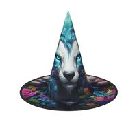 OIBNKCN The majestic antelope Halloween Hat Witch Hat â€“ Perfect for Women, Men,Witches Hat Decor for Hanging, and Party Use