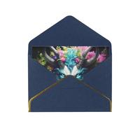 OIBNKCN The majestic antelopeUnique Elegant Greeting Cards-Blank Inside, All Occasion Card Assortment,Includes Envelopes and Gold Stickers.
