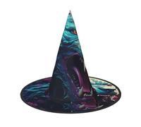OIBNKCN The mountain lion Halloween Hat Witch Hat â€“ Perfect for Women, Men,Witches Hat Decor for Hanging, and Party Use