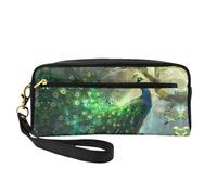 OIBNKCN The noble peacock Versatile Travel Makeup Bag - Double-Sided Print, Ultra-Soft PU Leather Cosmetic Organizer for Women, Mothers Day Gifts & Teacher Appreciation