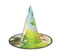 OIBNKCN The rabbit yearning Halloween Hat Witch Hat – Perfect for Women, Men,Witches Hat Decor for Hanging, and Party Use