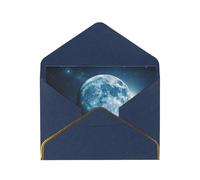 OIBNKCN The Silver MoonUnique Elegant Greeting Cards-Blank Inside, All Occasion Card Assortment,Includes Envelopes and Gold Stickers.