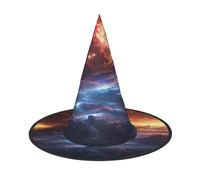 OIBNKCN Unique Aurora Halloween Hat Witch Hat – Perfect for Women, Men,Witches Hat Decor for Hanging, and Party Use