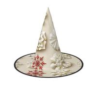 OIBNKCN Various snowflakes Halloween Hat Witch Hat – Perfect for Women, Men,Witches Hat Decor for Hanging, and Party Use