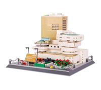 Oichy Architecture Building Toys Famous Guggenheim Museum Model Kits Artistic Building Block Model Sets for Decorations and Gifts (902pcs)