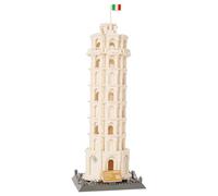 Oichy Architecture Building Toys Famous Landmark Leaning Tower of Pisa Building Block Model Roman Style Brick Sets for Decorations and Gifts (1334pcs)