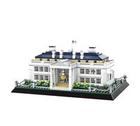 Oichy John Hancock Center Chicago Architecture Model Kits 1284 PCS Skyline Set Famous Landmark Model Building Blocks for Adults Architecture Building Set Gift Idea (White House Model)