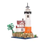 Oichy Lighthouse Building Blocks Seaside Architecture Construction Toys STEM Castle Brick Sets for Gifts and Decorations (516pcs)