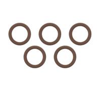OIDANCLE 5pcs Diving Cylinder Valve O-Rings High Pressure Viton Air Tank | Rubber Ring, Brown 1.7cm Regulator Washers, Leakproof Gas Gaskets, Underwater Equipment Hardware