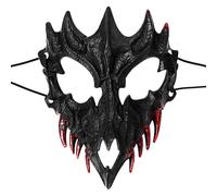 Oidea Halloween Dragon Skull Masquerade Mask: Gothic Half Face Scary Horror Skull Mask for Men & Women