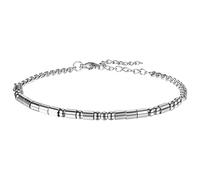 Oidea Inspirational Morse Code Bracelets for Women: Adjustable Stainless Steel I Love You Secret Message Beads Bracelet Jewelry Gifts for Friends Lovers Men and Women Silver