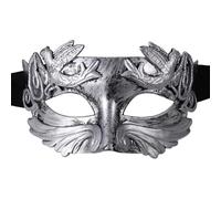 Oidea Masquerade Mask for Men: Half Face Retro Roman Greek Masks Vintage Phantom Of The Opera Mask Halloween Venetian Mascarade Ball Costume Party Masks Silver