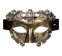 Oidea Masquerade Mask for Men: Vintage Half Face Ancient Egyptian Roman Greek Mask Halloween Mardi Gras Prom Ball Cosplay Costume Party Masks Gold