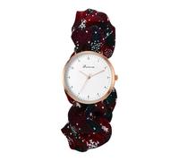 Oidea Stretch Watches for Women: Cute Snowflakes Scrunchies Elastic Band Watch Ultra Thin Quartz Analog Easy Reader Watches Christmas Ladies Watch, Style a