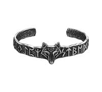 Oidea Thor Hammer Bracelet, Cuban Chain, Stainless Steel, Norse Viking, | 3D Cast Engraving,Birthday Gift, Punk Street Style, Hypoallergenic, 1.77in Hammer Charm