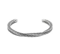 Oidea Viking Cuff Bracelet for Men: Stainless Steel Twist Mobius Endless Love Cuff Bangle Norse Amulet Jewelry Christmas Birthday Gift for Mens and Womens Silver
