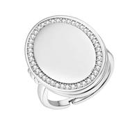 Oidea Women's Oval Locket Ring: Silver Adjustable Memorial Photo Ring that Hold Pictures Memory Keepsake Jewelry Christmas Birthday Valentine's Day Gifts for Women