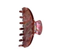 OideGuiing Durable Acetate Hair Clips - 4-Inch Brown starry sky Claw Clips for Fine and Thick Hair (Brown starry sky)