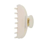 OideGuiing Durable Acetate Hair Clips - 4-Inch Sequin Yellow Claw Clips for Fine and Thick Hair (Sequin yellow)