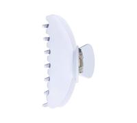 OideGuiing Durable Acetate Hair Clips - 4-Inch White Claw Clips for Fine and Thick Hair (White)