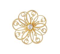 OIDIMS Boho Big Flower Statement Open Cocktail Rings for Women Fashion Exaggerated Hollow out Elegant Wedding Party Adjustable Floral Wrap Finger Band Promise Eternity Ring Comfort Fit Y2k Jewelry
