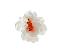 OIDIMS Elegant Acrylic Flower Cocktail Ring for Women Colorful Wedding Promise Finger Bands Fashion Exaggerated Statement Rings Unique Floral Comfort Fit Party Jewelry Fashion Accessories Size 8