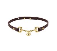 OIDIMS Jingle Bell Choker Necklace for Women Vintage Gothic Black Leather Collar Pendant Necklaces Adjustable Short Chain Punk Hip Hop Christmas Party Cosplay Costume Fashion Sexy Y2k Jewelry