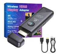 OiDiPi Wireless HDMI Adapter, Wireless HDMI Dongle, Screen Video Stream Dongle Airplay Adapter Support Miracast/Airplay/for Android/IOS/Mac Book/Windows to HDTV/Monitor/Projector