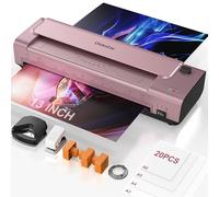 OidoZac A3 Laminator Machine with Auto Paper Feed, Never Jam Fast Laminator with 2 Roller, Cold and Thermal Laminating Machine with 20 Pouches, Paper Trimmer and Corner Rounder for Office, School