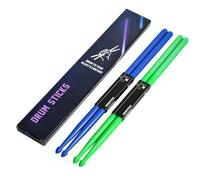 OIETON 2 Pairs of 5A Nylon Drum Sticks, Plastic Drum Sticks with Non-Slip Handles for Kids Adults Electronic Drums Exercise Instrument Percussion Accessories