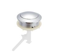 OIEWRYZLE Quality Dual Flush Toilet Water Tank Push Button - Round Single Push Button for 55-67mm Hole,1pc
