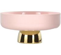 OIFAODAO, Ceramic Nuts Dried Fruit Storage Tray,Snacks Candy Plate,Desktop Decorative for Thanksgiving Christmas/Pink/16 * 8Cm,Fruit Bowl(Roze,16 * 8Cm)