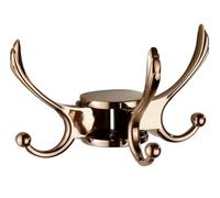 OIFAODAO, Coat Hooks Storage,Door Hanger,Swivel for Wall Modern Metal Heavy Duty Screw in Folding for Entry Bathroom Kitchen Hanging Towel Hat,Coat Hook Storage Rack(Rose Gold)
