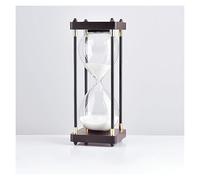 OIFAODAO, Colour Hourglass Timer30/45/60Minutes Glass Clock Sand Crafts GlassDecoration For Home Study Office Creative Gift,Hourglass(Wit,45 minutes)