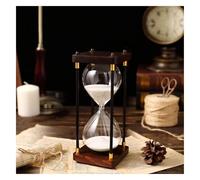 OIFAODAO, Hourglass Sand Clock Timers Dual Protection Child Time Management Assistant, Help Customers Engrave Their Name Or Quote On The,Hourglass(Wit,45 minutes)